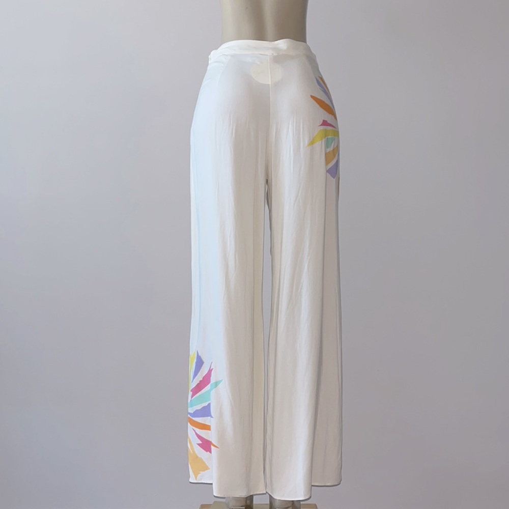 Julie Brown NYC Echo Beach Kendel Pants Cream Small - Picture 4 of 5